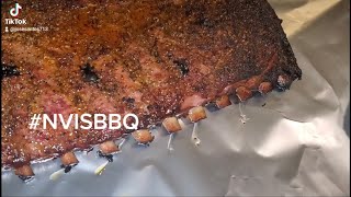 Pork Ribs Vision Grill using the Kamado Grill