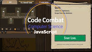 Code Combat - Level 11B JavaScript Tutorial with Solution