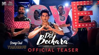 Dil Bechara Title Track Out Tomorrow, Teaser Out Now, Sushant Singh Rajput, Sanjana Sanghi, Mukesh