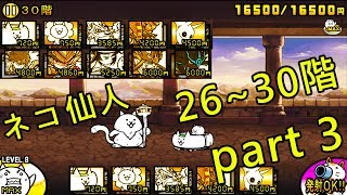 《 にゃんこ大戦争》[風雲にゃんこ塔] 26~30階(超激ムズ)コンテニュー不可【BattleCatKing】