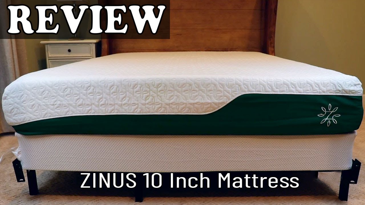 Zinus 10 Inch Green Tea Memory Foam Mattress - Review 2022 - YouTube