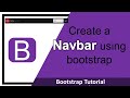 Create a Bootstrap Navbar || Bootstrap Tutorial For Beginners ||