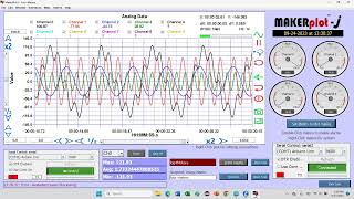 7: MakerPlot-J Using 2 Serial Ports