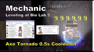 [BB iRO] Mechanic Axe Tornado - Lv.164 Leveling at Bio Lab 5 - IRO Chaos