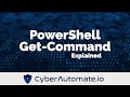 1. The PowerShell Get-Command cmdlet explained