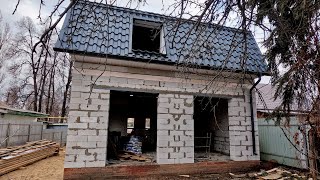 Как это сделано! Обзор коробки дома и установка перегородок. How it's done! #construction #diy #work