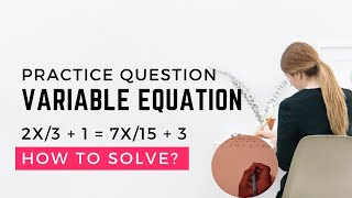 Variable Equation practice | solving equation | learn maths with easy hand