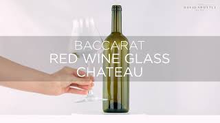 Baccarat Chateau Baccarat Red Wine Glass