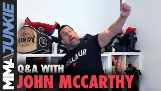 John McCarthy talks fighters showboating and referee getting 'overinvolved' in fight