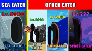 Sea Eater vs Other Eaters Level Challenge | Monster Animation