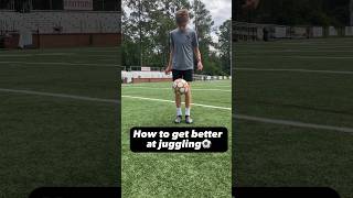 How to get better at juggling‼️🥶 #football #futbol #soccer #shorts