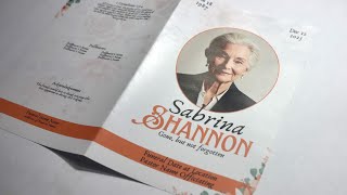 Step by Step Design & Print Funeral Program in Canva