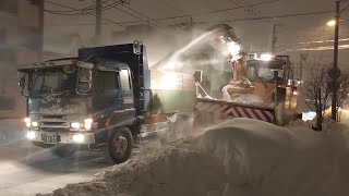 幹線道路の排雪作業2