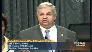 Rep. Phil Hare Explains that the $13.3 Trillion Debt is a Myth