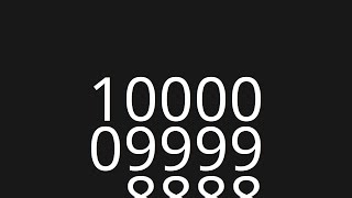 10000 Second Countup Timer