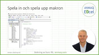 Spela in och spela upp makron