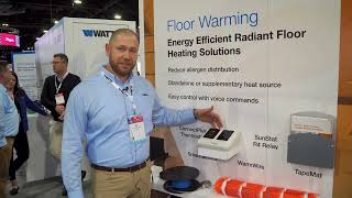 Watts Water Technologies - SunTouch SunStat Pro thermostats for radiant floor heating - AHR 2023