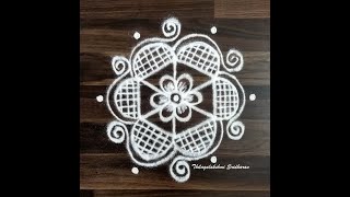 SMALL KOLAMS WITH 3-2 DOTS - PART 6