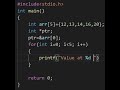Accessing array element using pointers | #shorts #programming #programmingforbeginners