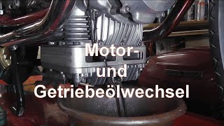 Motor- und Getriebeölwechsel (am Beispiel einer Moto Guzzi 750)