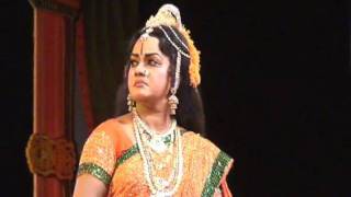 Nirmala acts as Kaikeyi vol-3 Sampoorna Ramayana Kannada drama