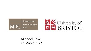 IEU Seminar: Michael Love