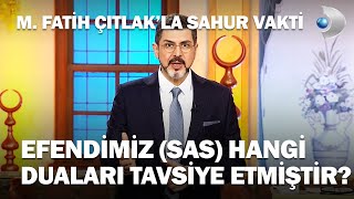 Bir Kere Estağfirullah Demekle Hayatımız Kurtulabilir - M. Fatih Çıtlak'la Sahur Vakti