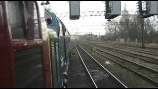 Deltic 55022 The Royal Scots Grey Tour Day 1 Fri. 4/3/11