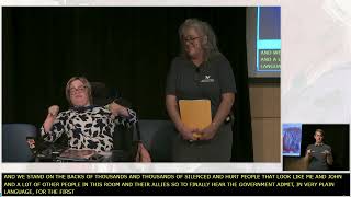 DSP - Rebuilding Hope Conference 'Vicki Levack's Response to the Honourable Premier's Message'