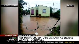 Residents in the Free State urged to be vigilant as severe weather continues
