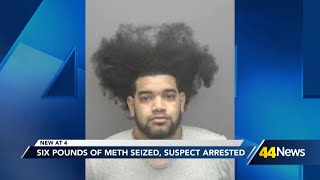 EPD: Six pounds of meth seized, suspect arrested