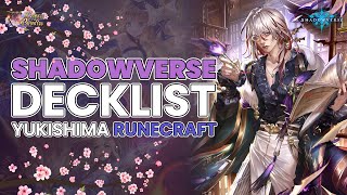 BUAT YANG VIALNYA SERET, BOLEH COBA DECK INI~ - Yukishima Runecraft (Paradise) I Shadowverse (シャドバ)