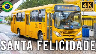 Curitiba, Brazil - Buses at Santa Felicidade Bus Station