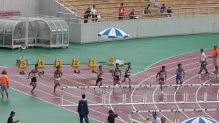 第51回全国高等専門学校体育大会陸上競技　男子110mH　予選第3組　2016/8/24