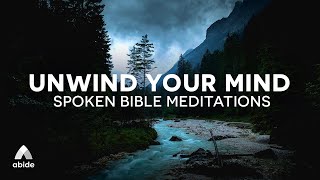 Unwind Your Mind 😌 Spoken Word Bible Meditations + Calm Water Music For Insomnia Relief & Deep Sleep