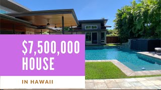 $7.5M Luxury house in Kahala/7.5億のカハラの豪邸ツアー