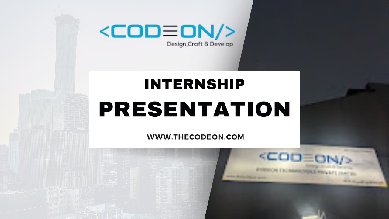 My Internship Youtube