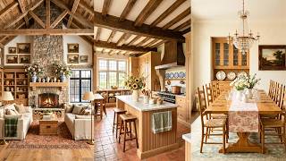 ✨ The Golden Glow High End Farmhouse Design with HandCrafted Oak Details 🏠