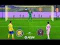 AL NASSR VS INTER MIAMI FC 24 PENALTY SHOOTOUT RONALDO VS MESSI