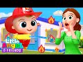 Baby John's Rescue Team! | Rescue Song | Little Angel And Friends Kid Songs