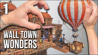 Wall Town Wonders | 1 | Little People Live On My Walls In This Amazing Mixed Reality City Builder