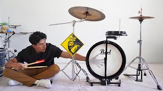 The SMALLEST drum kit in the world!