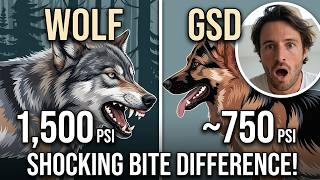 German Shepherd Vs Wolf Bite Force The Difference Is Shocking