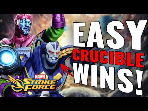 BEST NEW CRUCIBLE TEAMS! Offense and Defense! More Diamond Orbs!  - Marvel Strike Force