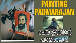 |PADMARAJAN| |ACRYLIC MINI PORTRAIT| |പത്മരാജന്‍|