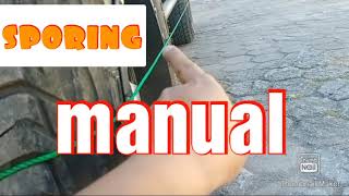 Spooring Manual || cara mudah & murah sporing sendiri