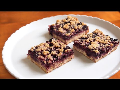 Recipe for berry crumble bars