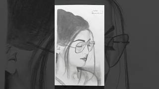 Rashmika mandana realistic drawing | drawing tutorial | pencil drawing | #art  #viral #short
