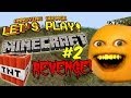 Annoying Orange Let's Play Minecraft #2: TNT Revenge!!!