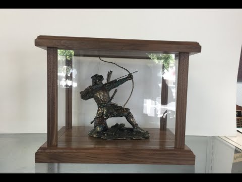 Walnut Display Case For A Samurai Figure Walnut Display Case For A Samurai Figure